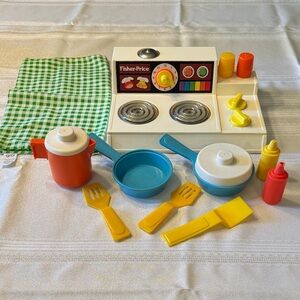 1978 Fisher-Price Play Kitchen Set